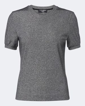 Dolce & Gabbana Knitted Top - Grey