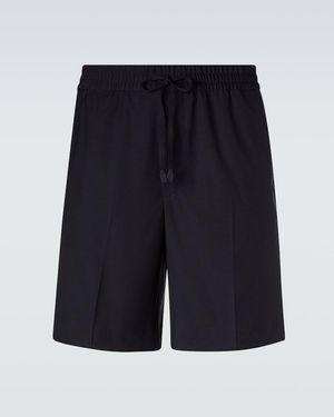 Brioni Wool Shorts - Blue