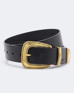 Magda Butrym Leather Belt - Black