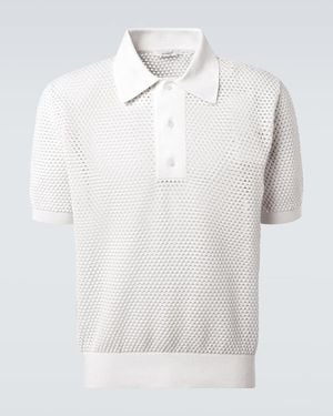 Givenchy Polohemd Aus Einem Baumwollgemisch - Weiß