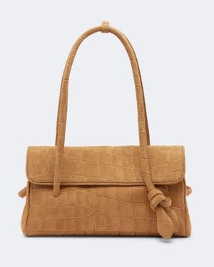 Jacquemus Turismo Long Medium Suede Shoulder Bag - Brown