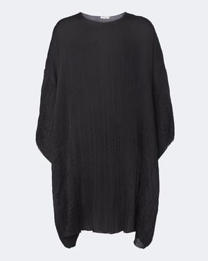 The Row Oversize-Bluse Catena Aus Seide - Schwarz