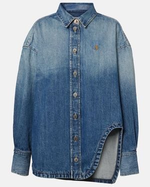 The Attico Jeanshemd - Blau