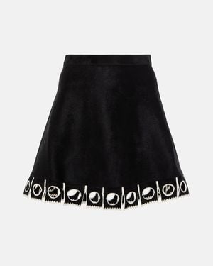 Alaïa Cutout Miniskirt - Black