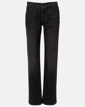 The Row Carlyl Straight Jeans - Black