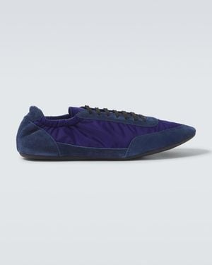 Prada Sneakers Collaps Aus Re-Nylon - Blau