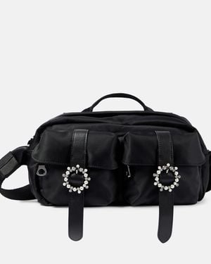 Simone Rocha Mochila Lace Up Military - Negro