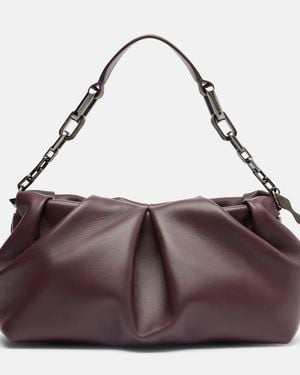 Christian Louboutin Eva Small Leather Shoulder Bag - Purple