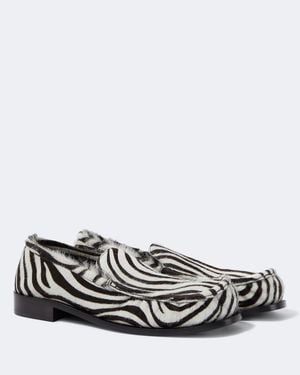 Dries Van Noten Loafers Aus Kalbshaar - Weiß