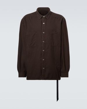 Rick Owens Jumbo Overshirt - Brown