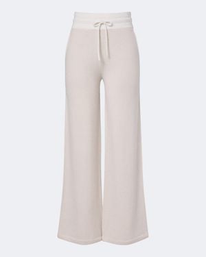 Eleventy Chevron Hose Aus Cashmere - Weiß