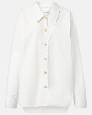 KHAITE Herschel Cotton Shirt - White