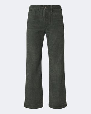 RRL Cotton Corduroy Straight Trousers - Grey
