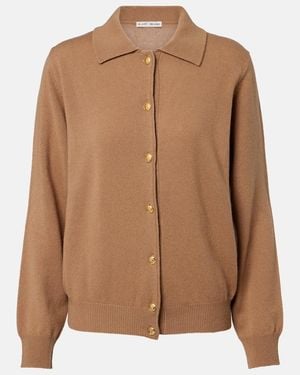 Blazé Milano Highland Wool And Cashmere Cardigan - Brown