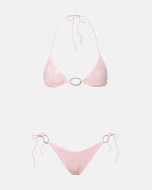 Oséree Sequined Bikini - Pink