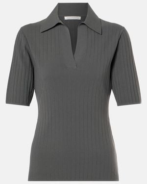 Emilia Wickstead Jersey Polo Dune - Gris