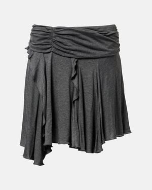 Isabel Marant Asymmetrischer Minirock Rosinda - Grau