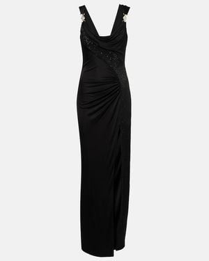 Versace Jersey Gown - Black
