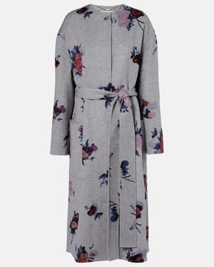 Erdem Mantel Aus Wolle - Grau