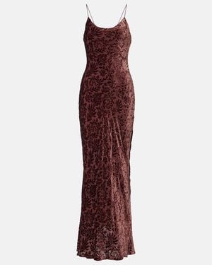 Veronica Beard Jolynn Jacquard Maxi Dress - Purple
