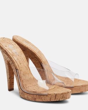 Paris Texas Gala Platform Sandals - Natural