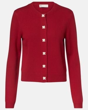 Tory Burch Cardigan Aus Kaschmir - Rot