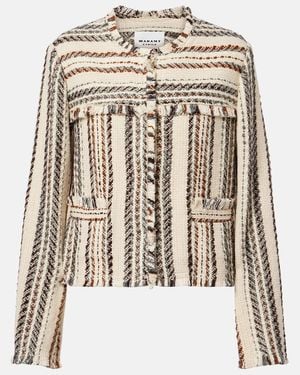 Isabel Marant Izaria Cotton And Wool-Blend Jacket - Multicolor
