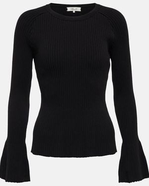 Diane von Furstenberg Pullover Talley Aus Rippstrick - Schwarz