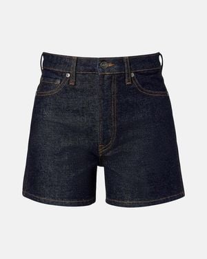 KHAITE Danya Denim Shorts - Blue