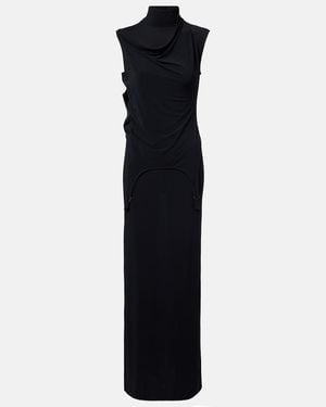 Jean Paul Gaultier Lingerie Garter Long Dress - Blue