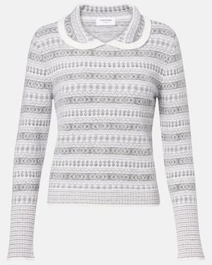 Thom Browne Pullover Aus Einem Wollgemisch - Grau