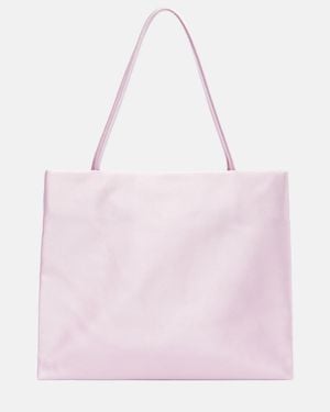 The Row Cecily Medium Satin Tote Bag - Pink