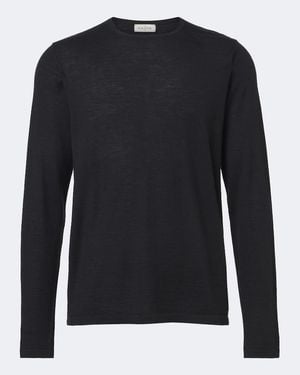 LeKasha Kyoto Cashmere T-Shirt - Blue