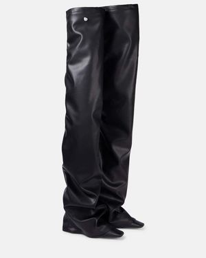 The Attico Robin Over-The-Knee Boots - Black