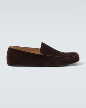 The Row Suede Loafers - Brown
