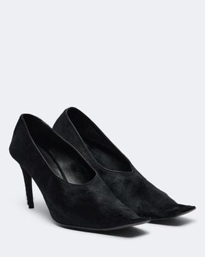 KHAITE Marlene Calf Hair Pumps - Black