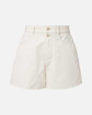Lemaire Jeansshorts - Weiß