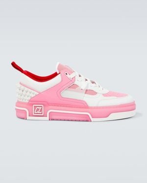 Christian Louboutin Astroloubi Leather Trainers - Pink