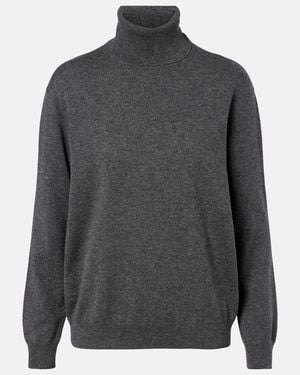 Brunello Cucinelli Cashmere Turtleneck Sweater - Gray