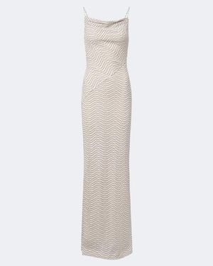 Missoni Maxikleid Aus Lame - Weiß