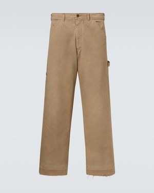 Maison Margiela Mid-Rise Wide-Leg Jeans - Natural