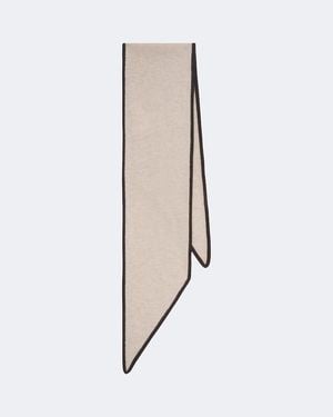 Lisa Yang Chelsea Cashmere Scarf - White