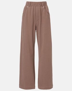 Brunello Cucinelli Cotton Sweatpants - Brown