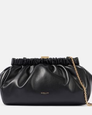 DeMellier Miami Leather Clutch - Black