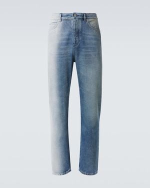 Loewe Faded Straight Jeans - Blue