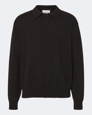 Lisa Yang Polopullover Rufus Aus Kaschmir - Schwarz