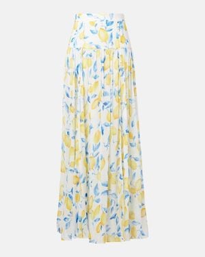 Alexandra Miro Jamie Sheer Maxi Skirt - White