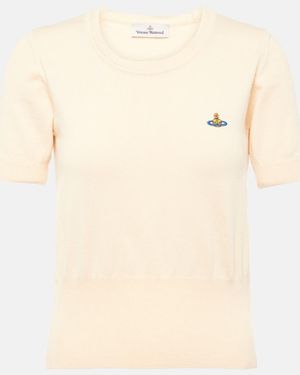 Vivienne Westwood Bea Cotton And Cashmere Jumper - Natural