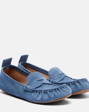 Acne Studios Suede Loafers - Blue