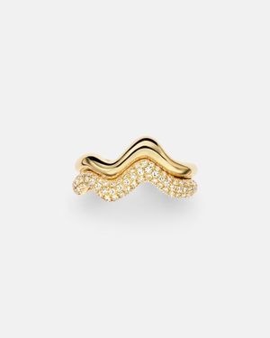 SHAY Ear Cuff Aus 18Kt Gelbgold Mit Diamanten - Mettallic
